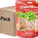 Healthy Twist Sticks for Dogs - Rawhide-Free with Vitamins, 50 Chews Included, BB Date 11/21/2027