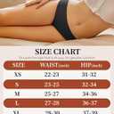UNDER THE SEA Cotton Underwear for Women 6 Pack Sexy Bikini High Cut Breathbale Cheeky Panties Underwear Womens Lingerie (Black, S)