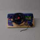 Melissa & Doug Vroom & Zoom Interactive Wooden Dashboard Steering Wheel Pretend Play Driving Toy - FSC Certified