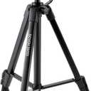 Heavy Duty Tripod for Laser Level, Adjustable Height for Camera with Bubble Level 1/4"-20 Screw Mount, DH151