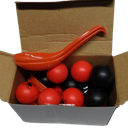 48 Pack Halloween Egg and Spoon Race Game Spoon Relay Race Toy Set Funny Game for Halloween Party Favors Supplies Indoor Outdoor Activities