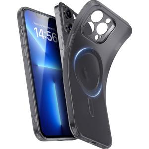 ESR for iPhone 14 Pro Case, Compatible with MagSafe, Military-Grade Protection, Resists Yellowing and Scratches, Magnetic Phone Case for iPhone 14 Pro, Zero Series, Frosted Black