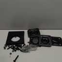 Lonffery 4 Pack Recessed D-Ring Tie Down Anchors (6,000 lb. Capacity), Heavy Duty Kit for Trailer or Deliveries, Black