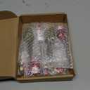 Lasnten 8 Pcs Christmas Cheese Butter Spreader Knife Cheese and Butter Spreader Knives Christmas Tree Snowman Santa Claus Hand Painted Resin Handle with Stainless Steel Blade Cheese Spreader Set