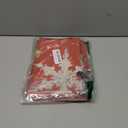 AVOIN colorlife Merry Christmas House Flag 28x40 Inch Double Sided Outside, Ornament Baubles Winter Holiday Yard Outdoor Flag Red