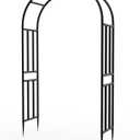 Garden Arch Arbor Trellis-94.5"(H)*63"(L),Heavy Duty Metal Archway for Climbing Plants, Wedding Ceremony Backdrop, Party Decorations with Lights, Balloons(16MM Pipe)