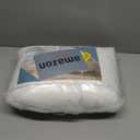 Oubonun 20 x 20 Throw Pillow Inserts - Soft, Plush & Decorative Down Alternative Pillows for Couch Sofa Bed, Machine Washable - White, Pack of 2