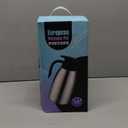 70 Oz Insulated Thermal Coffee Carafe Stainless Steel Double Walled Vacuum Coffee Thermos, Hot Water, Tea, Hot Beverage Dispenser, Keep 24 Hour Heat Retention/12 Hour Cold Retention (Black, 2L)