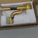 Zenna Home Adjustable Curtain Tension Rod for Windows, No Drill Expandable Tension Curtain Rod with Decorative Ball Finials, Easy Install Small Window Rod, 28 to 48 Inch, Gold