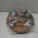 2 Pack Plant Stand Indoor and Outdoor, 12IN Premium Wooden Plant Caddy with Wheels, Heavy Duty Plant Stands with 360 Lockable Wheels, Classic Plant Cart