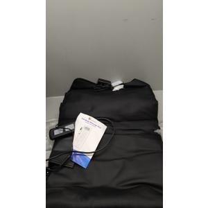 Massage Mat, Detachable Neck Massager, Full Body Vibration Heating, Massage Pad with 10 Vibrating Motors and 9 Speed Settings for Home Office Use, Gift for Men Women Parents Christmas, Black