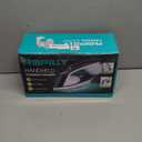 Steamer for Clothes, 1600W 2-in-1 Steamer & Iron with Large Ceramic Plate, Powerful Turbo Steam, Smart Temperature Control, Auto-Off, Wrinkle Remover for All Fabrics (white)