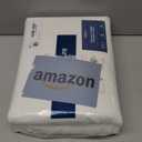 Bedsure 100% Washed Cotton Duvet Cover King - Bright White Minimalist Duvet Cover Linen Like for All Seasons - GentleSoft Plain Simple Cotton Bedding, 3 Pieces (Bright White, King, 104"x90")