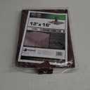 12' x 16' Foremost Tarp 11216 Brown/Green Dry Top Brown/Green 7-Mil Full Size Reversible Tarp