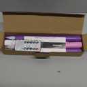 10.5'' Advent Candles Battery Operated Set of 4 with Remote, Timer & Dimmer, Plastic Flameless LED Taper Candlesticks for Advent Wreath, Christmas Table Centerpiece Decor