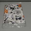 Womens Halloween Hawaiian Shirt Cute Pumpkin Spooky Castle Graphic Tee Magical Halloween Short Sleeve Button Up Tops (XXL)