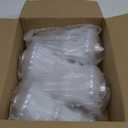 Lanpn 4 Pcs 12" Outdoor LED Ornament, Large Christmas Tree Shaped Bulb, Xmas Battery Powered Ball Lights Decor with Dark Sensor, Christmas Lighted Ornaments for Lawn Garden Yard Patio, White