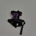 PHOEPET No Pull Dog Harnesses for Small Dogs Reflective Adjustable Front Clip Vest with Handle 2 Metal Rings 3 Buckles [Easy to Put on & Take Off](S, Purple) (S, Purple)