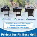 SafBbcue Grill Grates for Pit Boss 700 Series Pellet Smoker Grills, Pit Boss PB700D PB700S PB700SC PB700R1 Pellet Smoker Grates Replacement Parts, Louisiana Grill Parts LG700 CS450 Replacement Grates