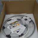 Modern Ceiling Light LED Kids Room Ceiling Lamp for Bedroom Dimmable Soccer Flush Mount Ceiling Light with Remote Control 17" Living Room Light Fixtures for BoysRoom, Kitchen 3000k-6000K