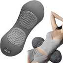 3 in 1 Electric Lumbar Support Pillow with Heat & Lift Traction 2026 New Triple Fusion Back Massager, Lower Back Pain Relief Deep Tissue Support Pillow for Bed Car Office Chair Memory Foam 