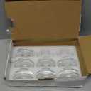 Cedilis 9 Pack Glass Fermentation Weights with Easy Grip Handles, Heavy Glass Fermenting Lids Kit for Wide Mouth Mason Jar, Fermenting Sauerkraut, Kimchi, Pickles, Dishwasher Safe