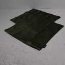 Phantoscope Pack of 2 Velvet Decorative Throw Decorative Pillow Cover Soft Solid Square Cushion Case for Couch Green 18 x 18 inches 45 x 45 cm