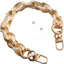 Hands-free Phone Wrist Strap Vintage Pearl Phone Charms Anti Dorp Strong Metal Cellphone Chain