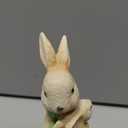 Newman House Studio Easter Decorations Family Bunny Figurines Spring-Decor - Resin Sitting Bunny Mom with Kids Tabletop Decorations for Home Farmhouse 3.5 * 1.5 * 4.5 inch