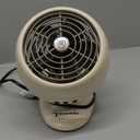 Vornado VFAN Mini Classic Vintage Fan, Retro Metal Air Circulator, For Desk & Bedside, 2 Speeds, Adjustable Tilt, Personal Cooling with Targeted Airflow, Quiet Fan, Vintage White