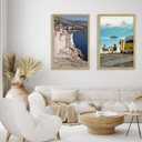 HLiWEGNS Matte Gold 16x20 Frame Set of 3 - Vintage 16 x 20 Poster Frame with Plexiglass for Wall Gallery Display, 16x20 Picture Frame for Puzzles, Artwork, Photos and Posters - Ideal Christmas Day