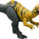 Mattel Jurassic World Dinosaur Toys with Roar Sound & Attack Action, Wild Roar Posable Figures, Physical & Connected Digital Play Ceratosuchops