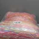 USTIDE Vibrant Rainbow Area Rug 5x7/55"x78" Colorful Stripe Kids Rug Plush Machine Washable Rug for Girls Bedroom Nonslip Kids Carpet for Nursery Soft Playroom Home Decor (4'7" x 6'6" (Rectangular))