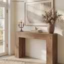 VASAGLE Entryway Table, Thick Tabletop Console Table, Farmhouse  11.8"D x 47.2"W