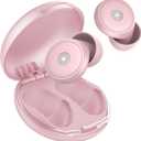 Ear Plugs for Sleeping Noise Cancelling, 45dB Soft Earplugs for Concert, Reusable Ear Plugs for Noise Reduction with Case & 8 Eartips, for Sleeping, Concert, Working, Studying, Traveling (Pink)