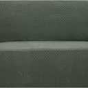 YEMYHOM Couch Cover Latest Jacquard Design High Stretch Sofa Covers for 2 Cushion Couch, Pet Dog Cat Proof Loveseat Slipcover Non Slip Magic Elastic Furniture Protector (Loveseat, Army Green)
