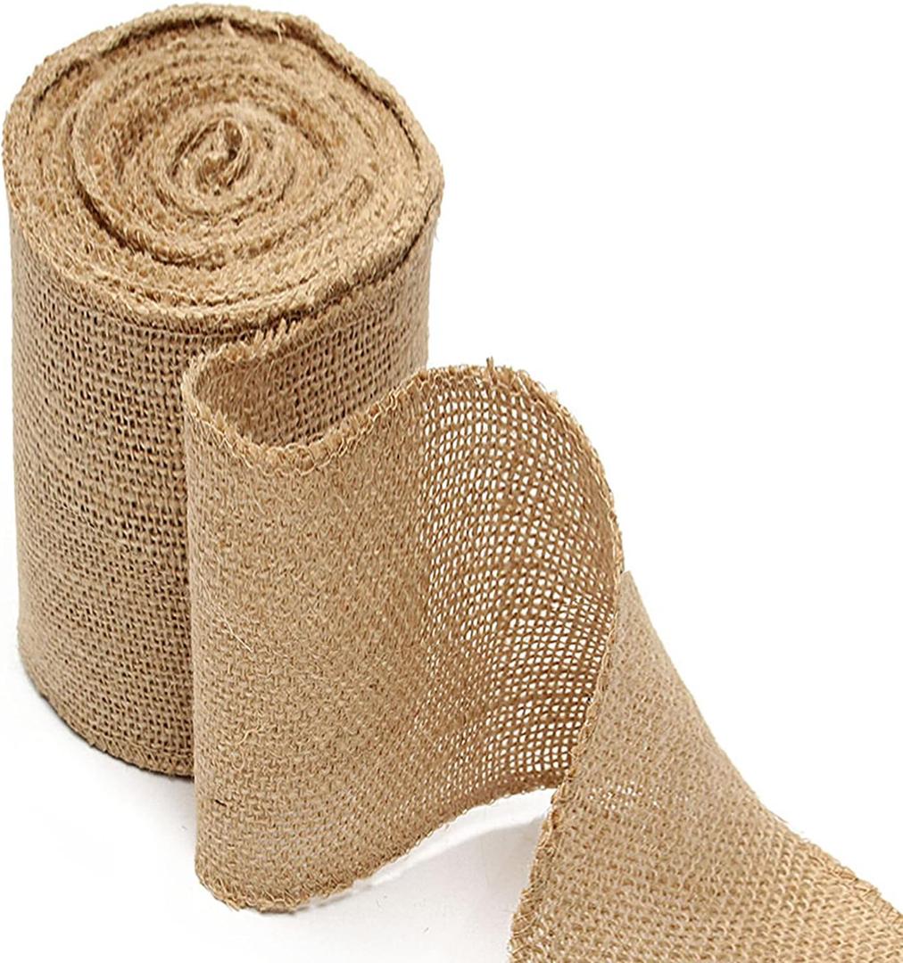 Yarn Ribbons 5" x 8' ( Brown )
