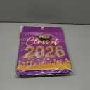 6 x Purple and Gold Graduation Card Box for Class of 2026, Congrats Grad Card Box for Graduation Party Supplies Party Favors