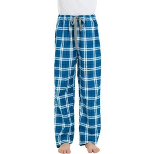 HiddenValor Big Boys Cotton Pajama Lounge Pants (Medium, Cyan Blue)