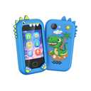 Kids Smart Phone Toys, Birthday Gifts Idea Dinosaur Toys for 3 4 5 6 7 8 Year Old Boys, Touchscreen HD Digital Dual Video Camera, Preschool Learning Toy for Kids 3-5 Travel Trip Activity (Blue)