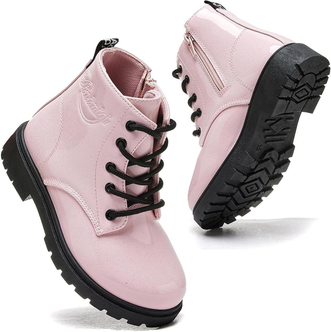 Daclay Kids Girls' Boots Children's Boots Outdoor Boots Girls' Plush Short Boots Boys' boots