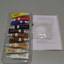 Leather Repair Kit for Furniture, Car Seats, Jacket, 2026 New Vinyl Repair Kit with Easy Instructions to Match Any Color. Fix Tears, Scratches, Holes & Peeling on Genuine, Faux, Bonded