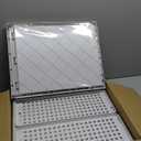 SNSLXH 5 Pack Stackable Closet Storage Basket, Multifunctional & Foldable Closet Organizer for Bathroom Kitchen Laundry Room Wardrobe Storage, Space-Saving Clothes Storage Drawer Organizer, White