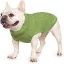 Cat Sweater Stretchy, Snug Winter (Olive Green, XXL, Vest)