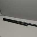 Tension Curtain Rod 43-85 Inches Extra Long Black Heavy Duty Tension Rods Adjustable Curtain Rod No Drilling Spring Loaded Tension Rod for Windows Patio Hold Up Blackout Curtains and Non Slip