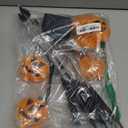 Homeleo Set of 6 Solar Pumpkin Pathway Lights for Halloween Decorations Outdoor, Color Changing Outdoor Lights, Light up Jack O Lantern Pumpkins Party Porch Yard HLD578