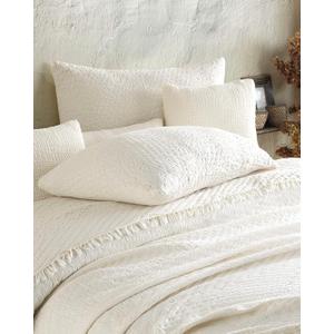 King Size 4 Layers Pillowcases,Cotton Muslin Shams,Breathable 4 Layer Pillowcovers (Beige Jaquard, Only 2 King Pillowcase 20 x 36 inches)