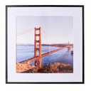 wyooxoo 16x16 Picture Frame Black Aluminum Poster Frame with Polished Plexiglass 16 x 16 Metal Gallery Wall Frame without mat for Photos, Artworks,Puzzle