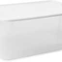 Sterilite Ultra Latching Box, Storage Bins with Lid, Clear Plastic, 116 Quart - Heavy-Duty Organizing Containers for Closet, Bathroom, and Office