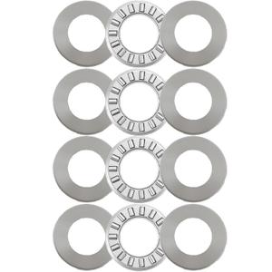 4 Sets NTA815+2TRA, Thrust Needle Roller Bearings with Two Washers, ID 1/2", OD 15/16"